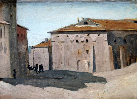 Place Amarino from Jean-Babtiste-Camille Corot
