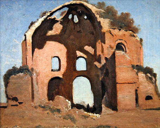 Temple of Minerva Medica, Rome from Jean-Babtiste-Camille Corot