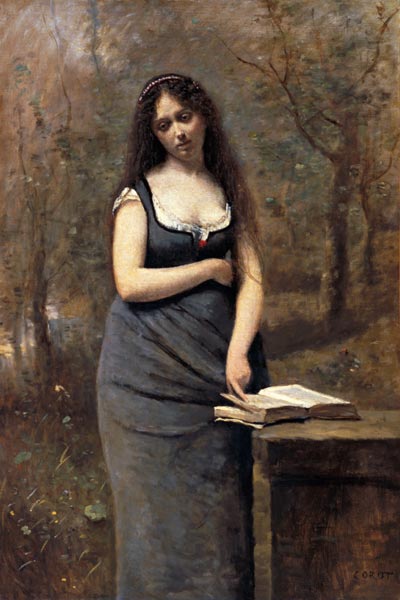 Velleda. from Jean-Babtiste-Camille Corot