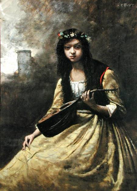 La Zingara from Jean-Babtiste-Camille Corot