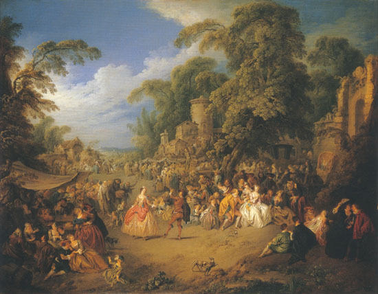 Der Jahrmarkt in Bézons from Jean-Baptiste Joseph Pater