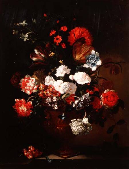 Still Life of Carnations, Tulips, Peonies and Other Flowers from Jean Baptiste Monnoyer