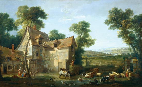 Bauernhof from Jean Baptiste Oudry