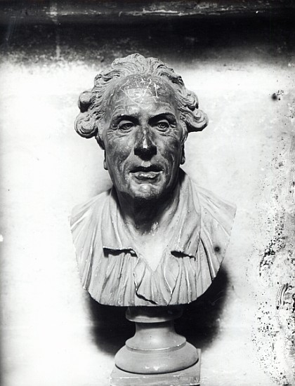Self-portrait (plaster) from Jean-Baptiste Pigalle