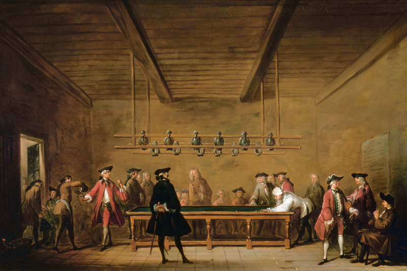 Die Partie Billard from Jean-Baptiste Siméon Chardin