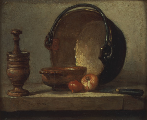 The Copper Cauldron from Jean-Baptiste Siméon Chardin