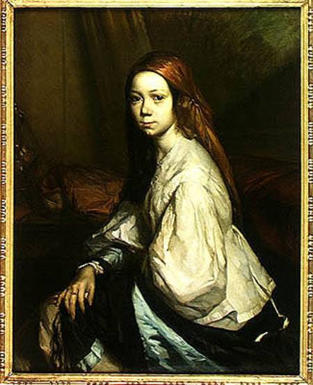 Portrait of Pauline Ono (d.1844) from Jean-François Millet
