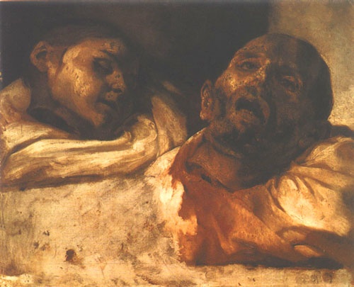 Köpfe von Hingerichteten from Jean Louis Théodore Géricault