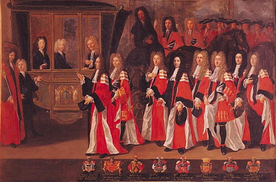 The Entry of Louis of France (1682-1712) Duke of Burgundy and Charles (1686-1714) Duke of Berry into from Jean Michel