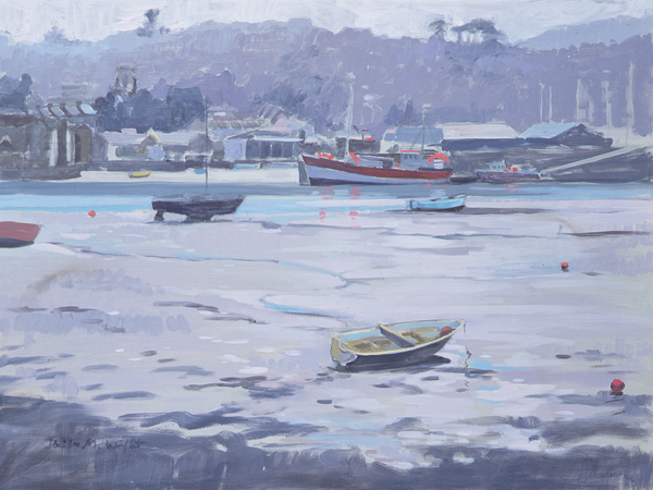 Salcombe - Grey Day - Fishermans Quay from Jennifer Wright