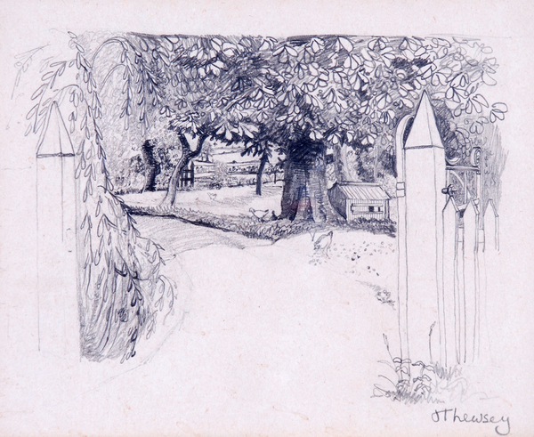 Gateway to the Farmhouse from Joan  Thewsey