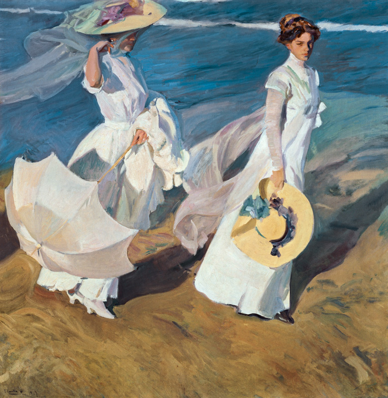 Spaziergang am Strand from Joaquin Sorolla