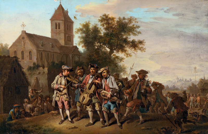 Dorfmusikanten from Johann Conrad Seekatz