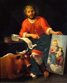 Der Evangelist Lukas. from Johann Heiss