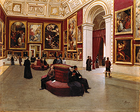 Der Rubenssaal in der Alten Pinakothek München from Johann Lorenz Maaß