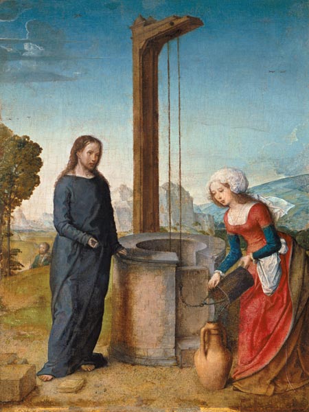 Christus und die Samariterin am Brunnen from Johann von Flandern