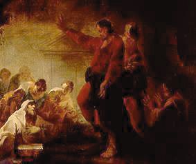 Die Auferweckung des Lazarus. from Johann Zick