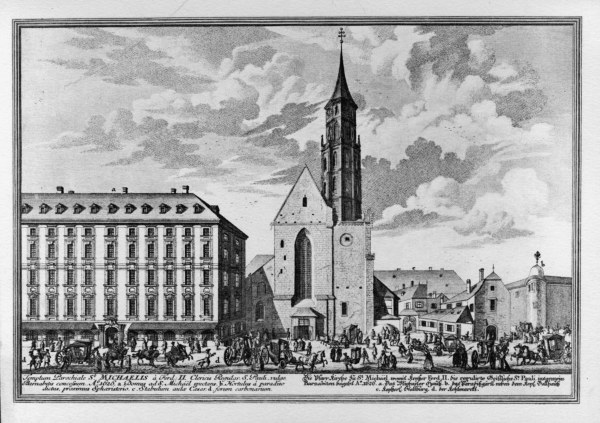 Wien, Michaelerkirche from Johann Adam Delsenbach