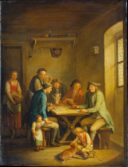 Bauern beim Kartenspiel from Johann Andreas Herrlein