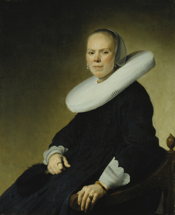 Bildnis einer Frau im Sessel from Johannes Verspronck