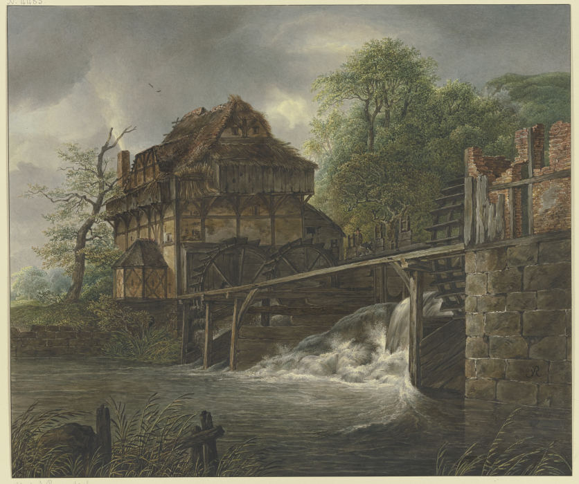 Wassermühle from Johann Friedrich Morgenstern