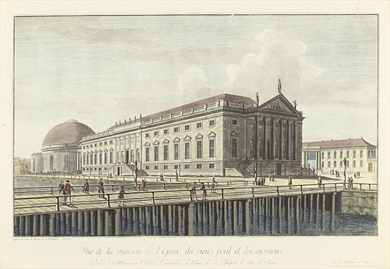 The Opera House, Berlin from Johann Georg Rosenberg