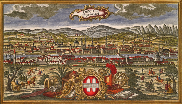 Innsbruck, Stadtansicht from Johann Georg Ringlin