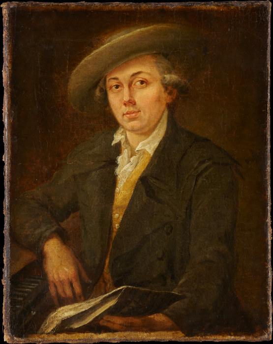Bildnis eines Musikers (Porträt des Komponisten Joseph Martin Kraus?) from Johann Georg Schütz
