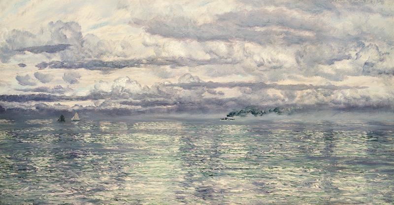 A Pearly Summer Seascape from John Brett