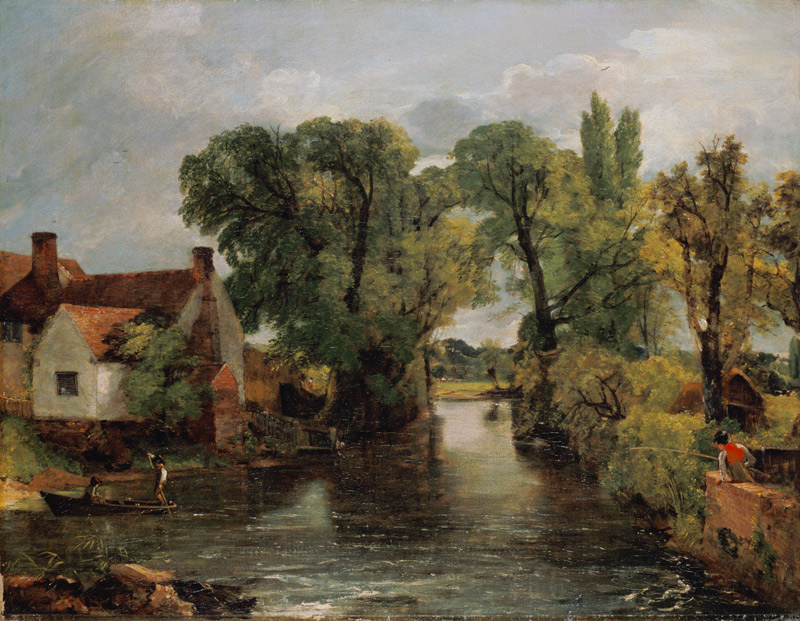 Der Mühlbach. from John Constable