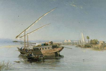 Feluccas on the Nile from John Jnr. Varley