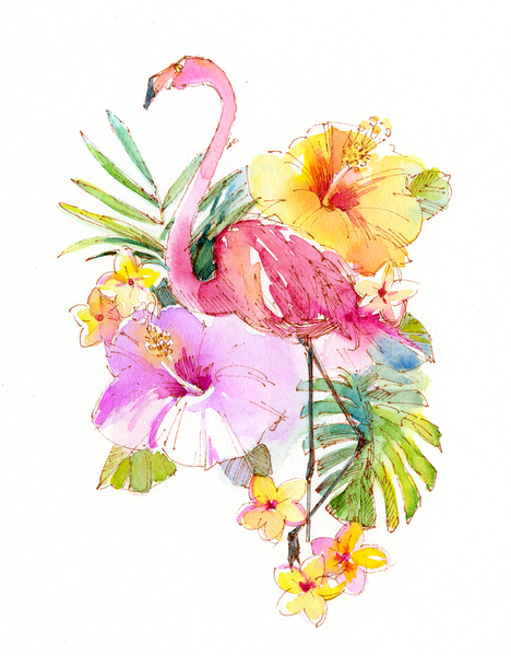 Tropical collage from John Keeling