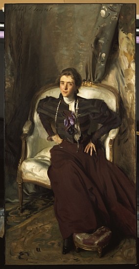 Portrait of Mrs Alice Brisbane Thursby from John Singer Sargent