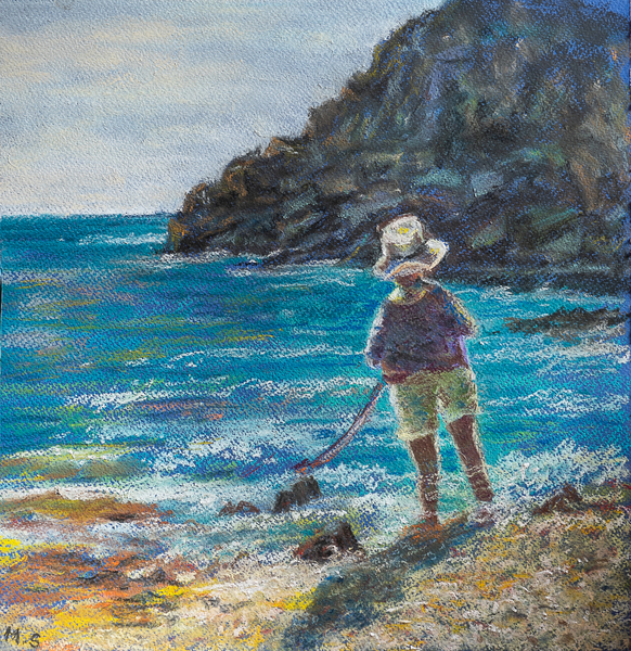 Little boy fishing from John Starkey