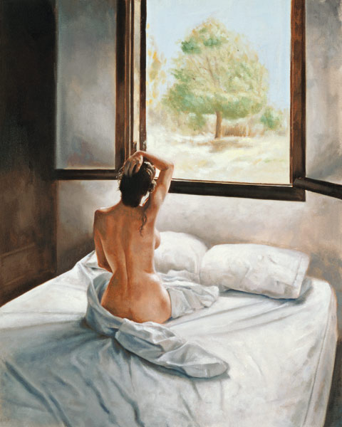 September Morning (oil on canvas)  from John  Worthington