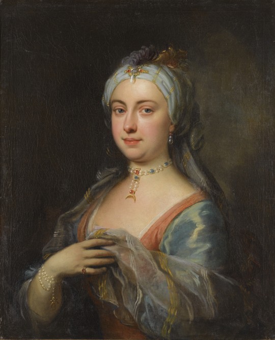 Portrait of Lady Mary Wortley Montagu (1689-1762) from Joseph Highmore