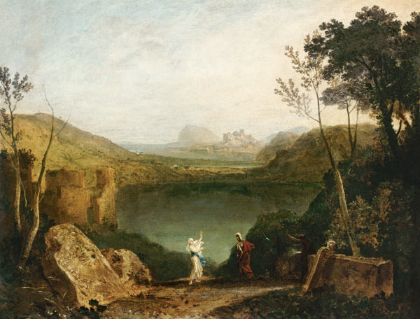 Aneas und Sibylle (Averner See) from William Turner