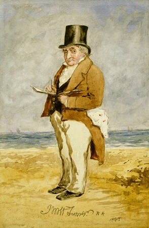 Portrait William Turner al Kunstdrucke oder Gemälde