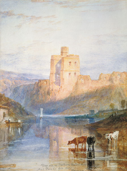 Norham Castle Illustration zu Walter Scott`s Marmion from William Turner