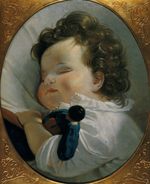 Prinzessin Marie Liechtenstein als Kind (Kopie nach einem Gemälde von Amerling) from Joseph Weidner