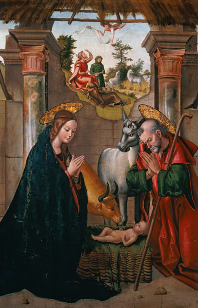Die Geburt Christi from Juan de Borgoña