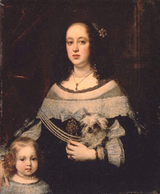 Bildnis einer Dame mit einem kleinen Mädchen from Justus Susterman
