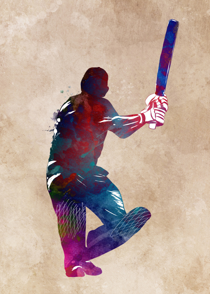 Cricket-Sportkunst 1 from Justyna Jaszke