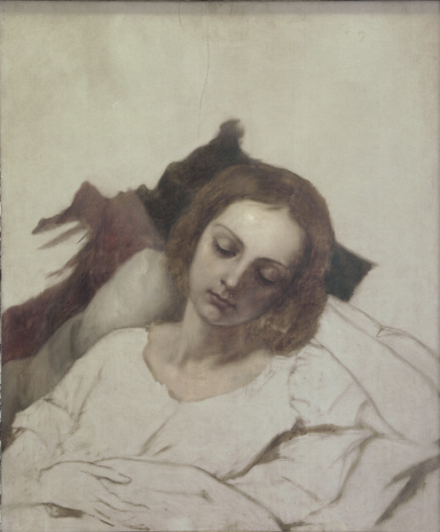 Veronika Begas on Death Bed from K. Begas