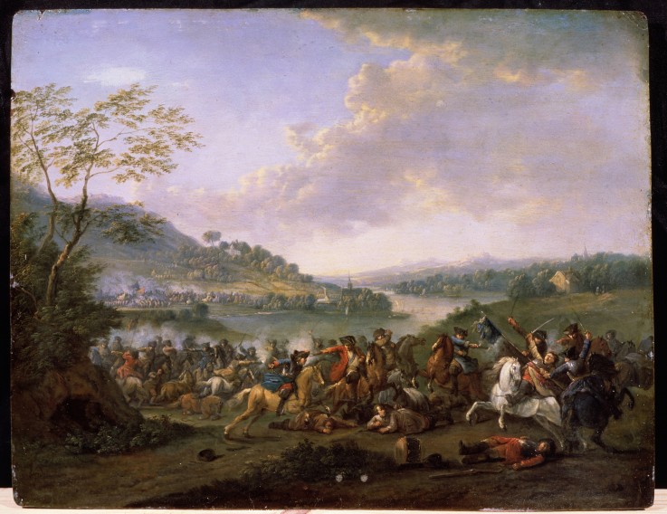 Cavalry Skirmish from Karel Breydel