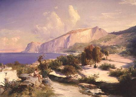 The Marina Grande, Capri from Karl Eduard Ferdinand Blechen