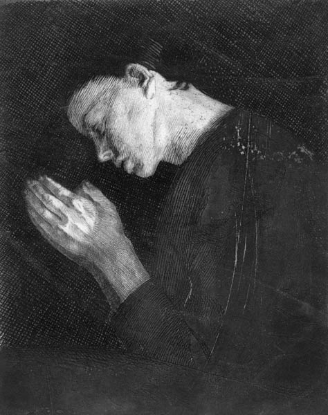Girl Praying from Kollwitz Käthe