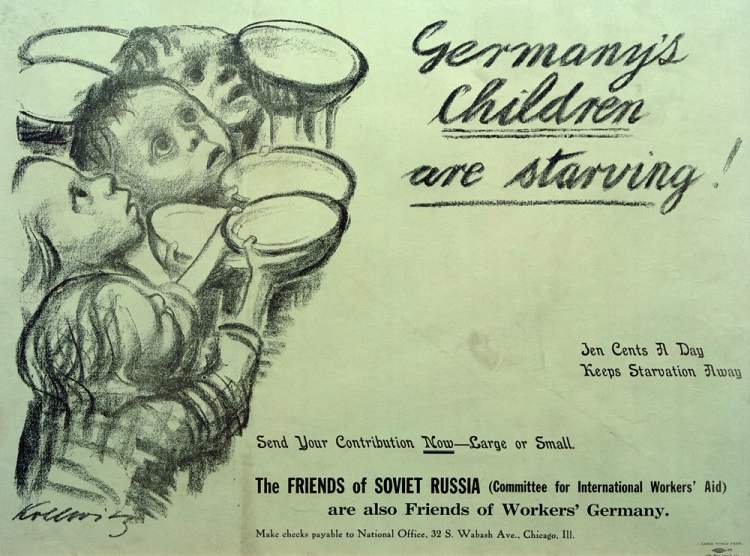 Germany?s Children are starving from Kollwitz Käthe