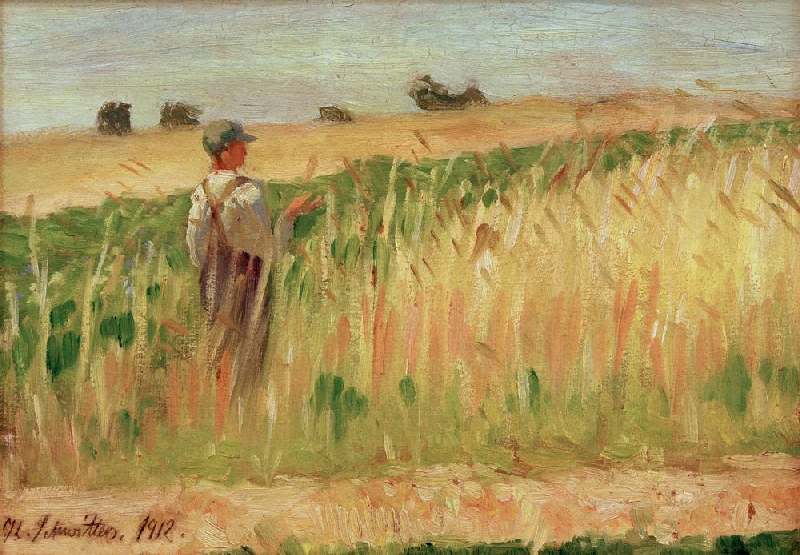 Untitled (Farmer in a Field of Wheat) from Kurt Schwitters