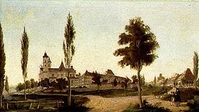 Das Kloster Ottobeuren von Westen from Landschaftsmaler
